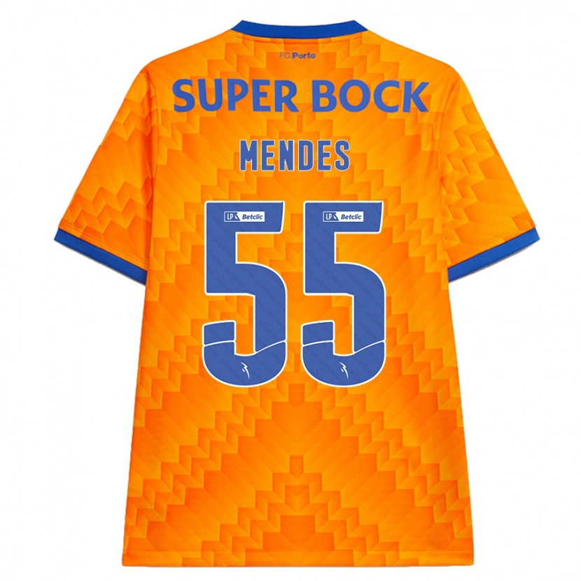 Danxen Pánské João Mendes #55 Pomerančový Daleko Hráčské Dresy 2024/25 Dres