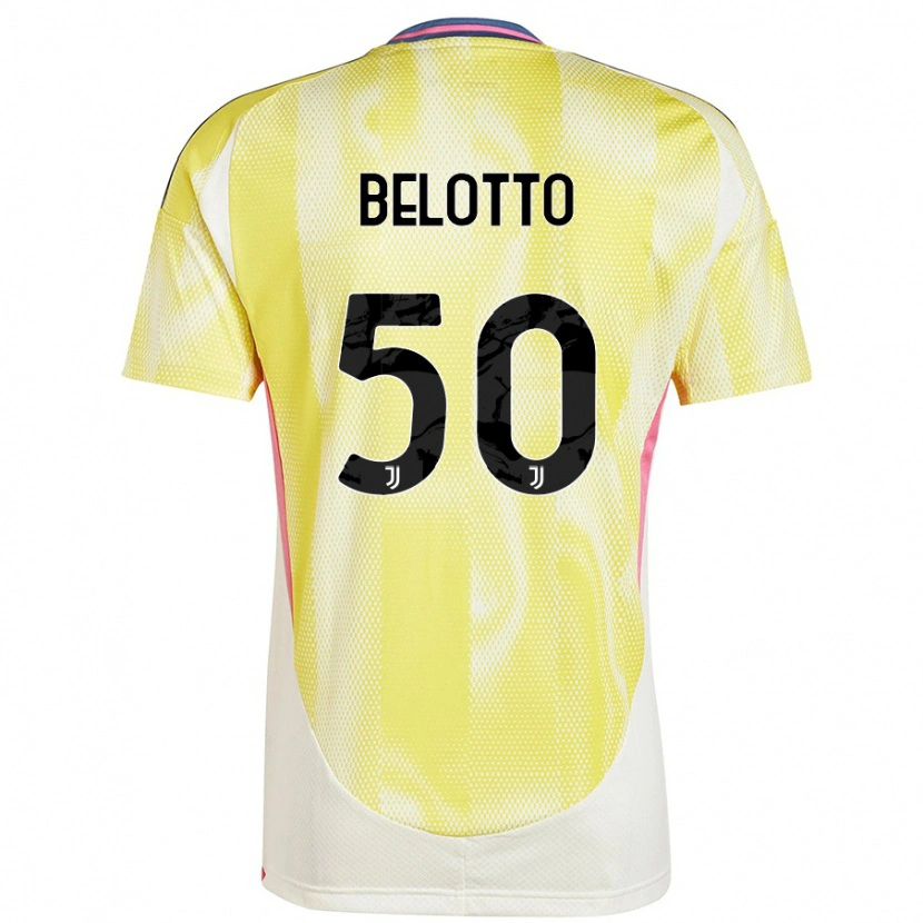 Danxen Pánské Soledad Belotto #50 Solární Žlutá Daleko Hráčské Dresy 2024/25 Dres