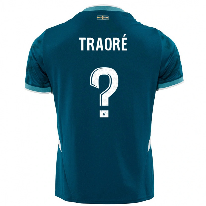 Danxen Pánské Soumaïla Traoré #0 Tyrkysově Modré Daleko Hráčské Dresy 2024/25 Dres
