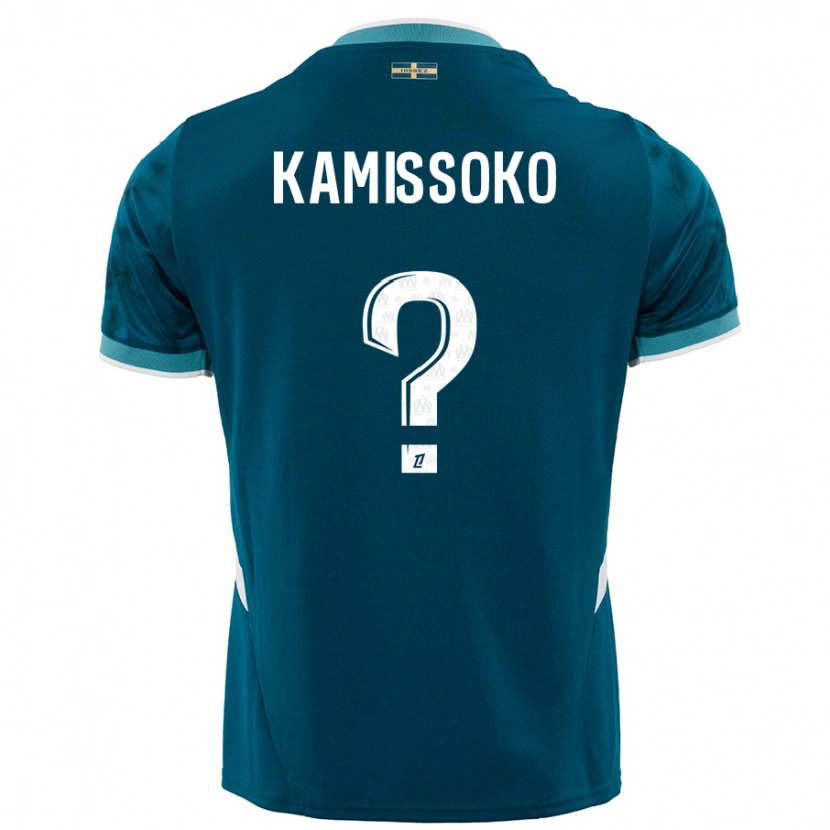 Danxen Pánské Nouhoum Kamissoko #0 Tyrkysově Modré Daleko Hráčské Dresy 2024/25 Dres