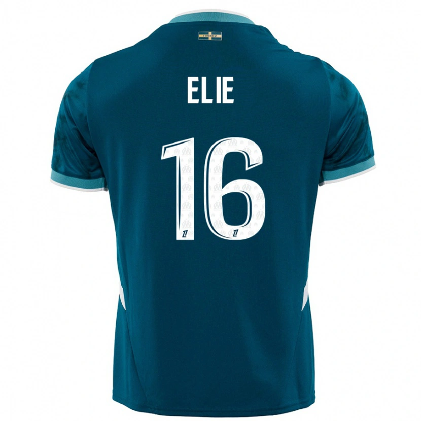 Danxen Pánské Anaïs Elie #16 Tyrkysově Modré Daleko Hráčské Dresy 2024/25 Dres