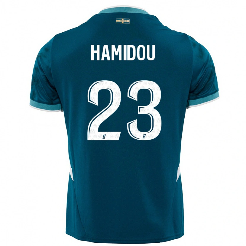 Danxen Pánské Jamila Hamidou #23 Tyrkysově Modré Daleko Hráčské Dresy 2024/25 Dres