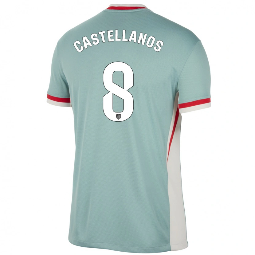 Danxen Pánské Jorge Castellanos #8 Světle Béžově Modrá Daleko Hráčské Dresy 2024/25 Dres