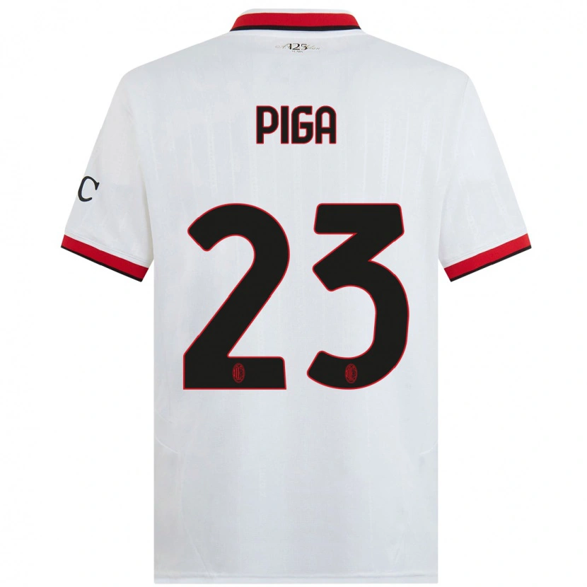 Danxen Pánské Julie Piga #23 Bílá Černá Červená Daleko Hráčské Dresy 2024/25 Dres