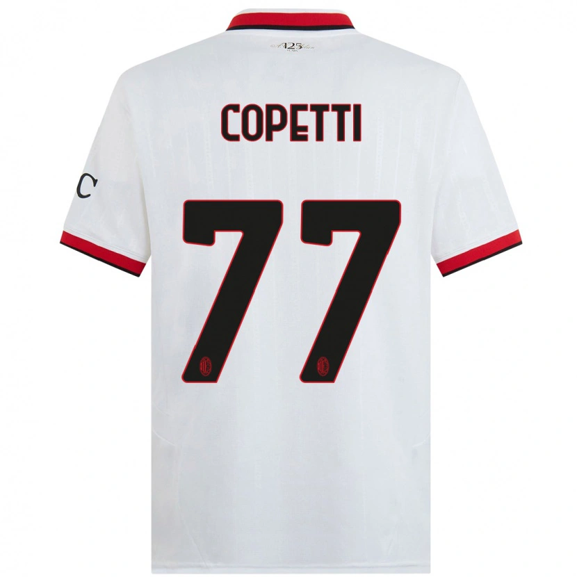 Danxen Pánské Matilde Copetti #77 Bílá Černá Červená Daleko Hráčské Dresy 2024/25 Dres