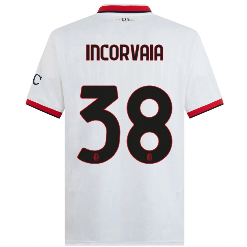 Danxen Pánské Giovanni Incorvaia #38 Bílá Černá Červená Daleko Hráčské Dresy 2024/25 Dres