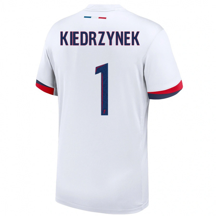 Danxen Pánské Katarzyna Kiedrzynek #1 Bílá Modrá Červená Daleko Hráčské Dresy 2024/25 Dres