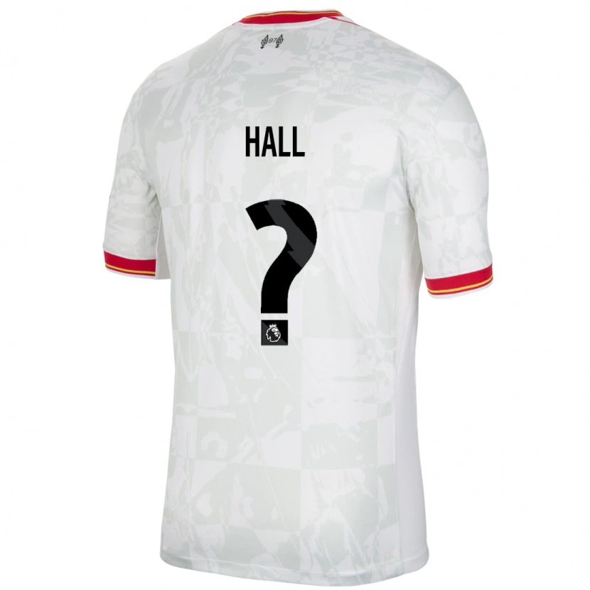 Danxen Pánské Bailey Hall #0 Bílá Červená Černá Třetí Hráčské Dresy 2024/25 Dres
