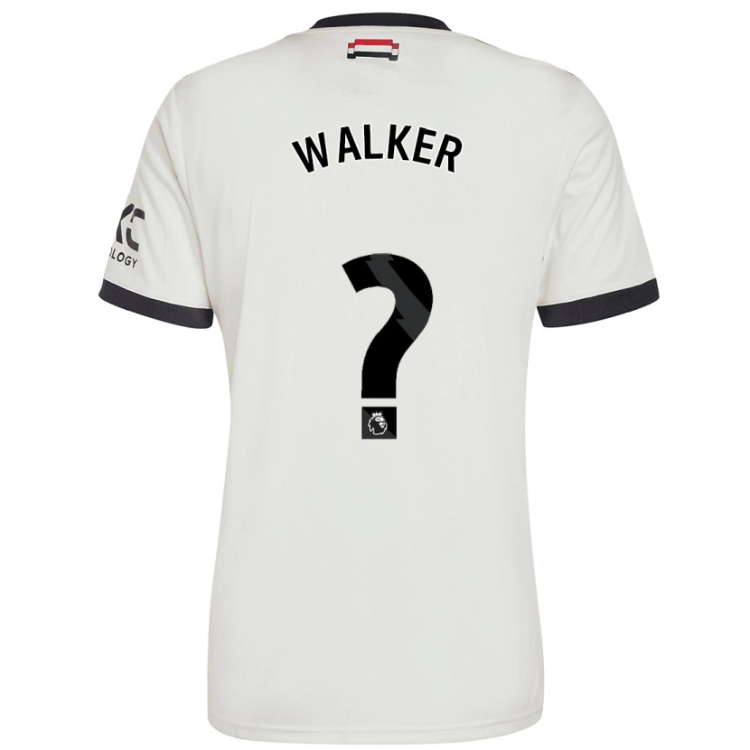 Danxen Pánské Alfie Walker #0 Off White Třetí Hráčské Dresy 2024/25 Dres