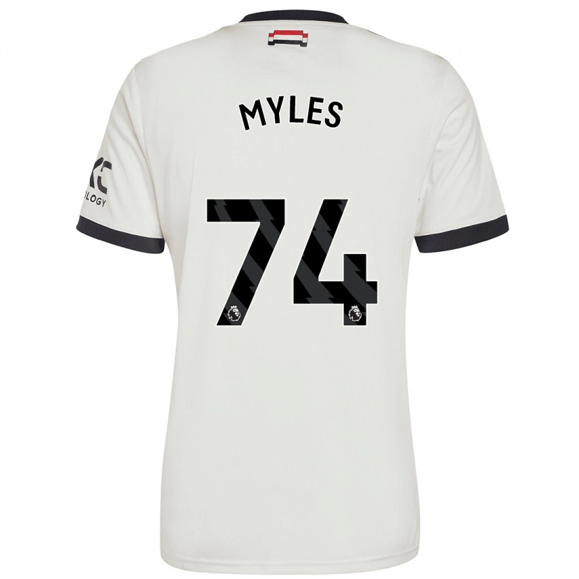 Danxen Pánské Tom Myles #74 Off White Třetí Hráčské Dresy 2024/25 Dres