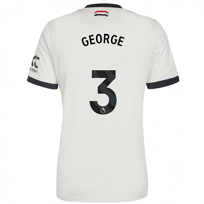Danxen Pánské Gabby George #3 Off White Třetí Hráčské Dresy 2024/25 Dres
