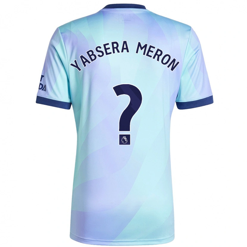 Danxen Pánské Yabsera Meron #0 Aqua Třetí Hráčské Dresy 2024/25 Dres
