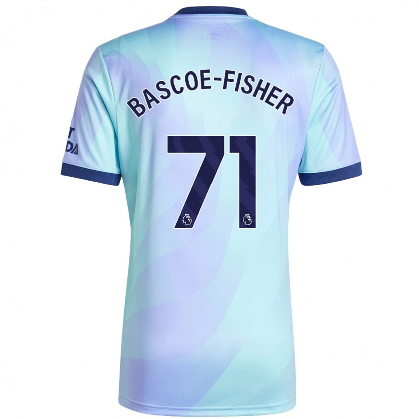 Danxen Pánské Jakai Bascoe-Fisher #71 Aqua Třetí Hráčské Dresy 2024/25 Dres