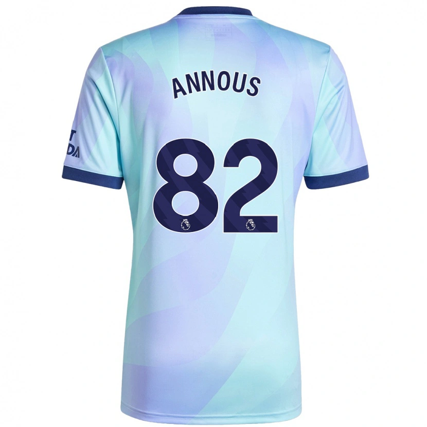 Danxen Pánské Andre Annous #82 Aqua Třetí Hráčské Dresy 2024/25 Dres