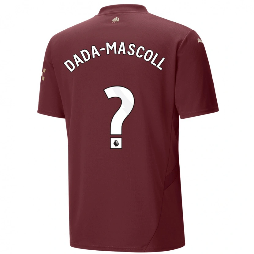 Danxen Pánské Isaiah Dada-Mascoll #0 Kaštanové Třetí Hráčské Dresy 2024/25 Dres