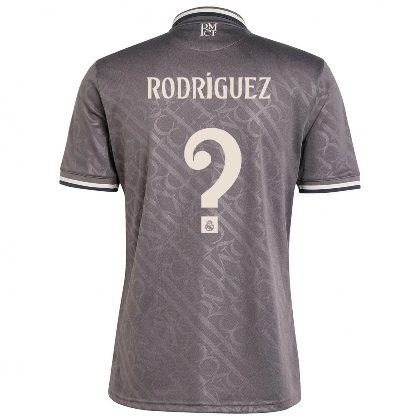 Danxen Pánské Álvaro Rodríguez #0 Dřevěné Uhlí Třetí Hráčské Dresy 2024/25 Dres