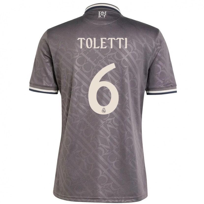 Danxen Pánské Sandie Toletti #6 Dřevěné Uhlí Třetí Hráčské Dresy 2024/25 Dres