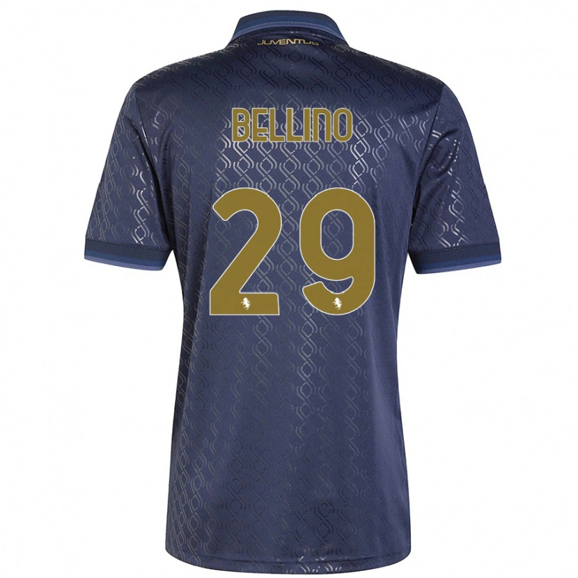 Danxen Pánské Filippo Bellino #29 Námořnická Modř Třetí Hráčské Dresy 2024/25 Dres