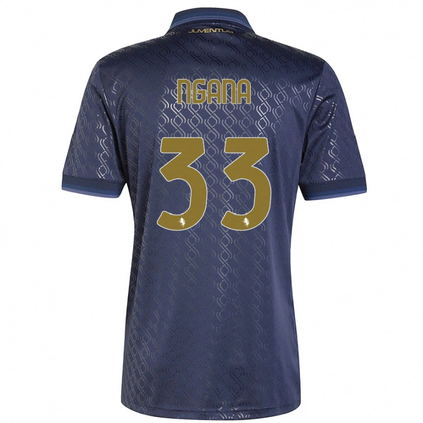 Danxen Pánské Valdes Ngana #33 Námořnická Modř Třetí Hráčské Dresy 2024/25 Dres