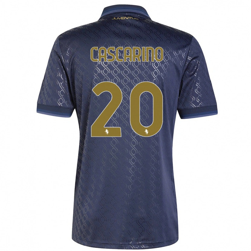 Danxen Pánské Estelle Cascarino #20 Námořnická Modř Třetí Hráčské Dresy 2024/25 Dres