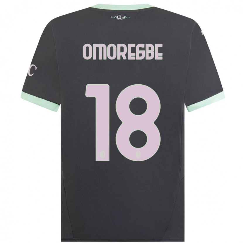 Danxen Pánské Bob Murphy Omoregbe #18 Šedá Třetí Hráčské Dresy 2024/25 Dres