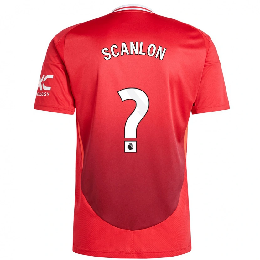 Danxen Dámské Luca Scanlon #0 Jasně Červená Domů Hráčské Dresy 2024/25 Dres
