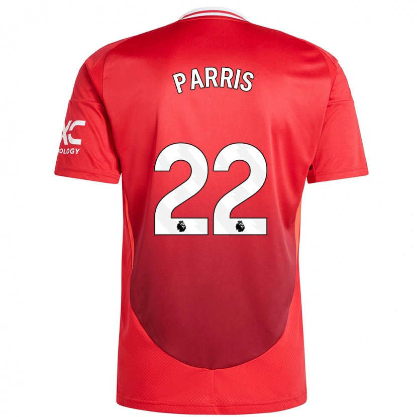 Danxen Dámské Nikita Parris #22 Jasně Červená Domů Hráčské Dresy 2024/25 Dres