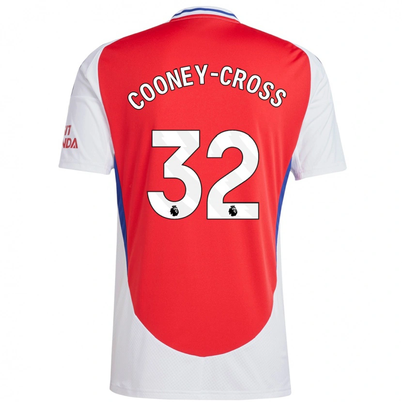 Danxen Dámské Kyra Cooney-Cross #32 Červená Bílá Domů Hráčské Dresy 2024/25 Dres