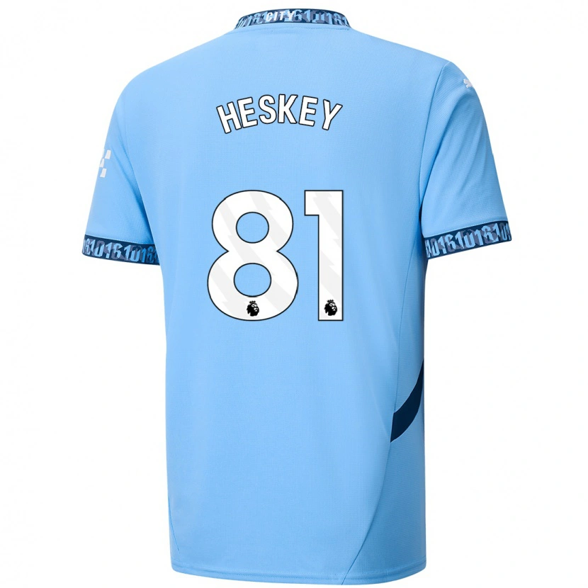 Danxen Dámské Jaden Heskey #81 Námořnická Modř Domů Hráčské Dresy 2024/25 Dres