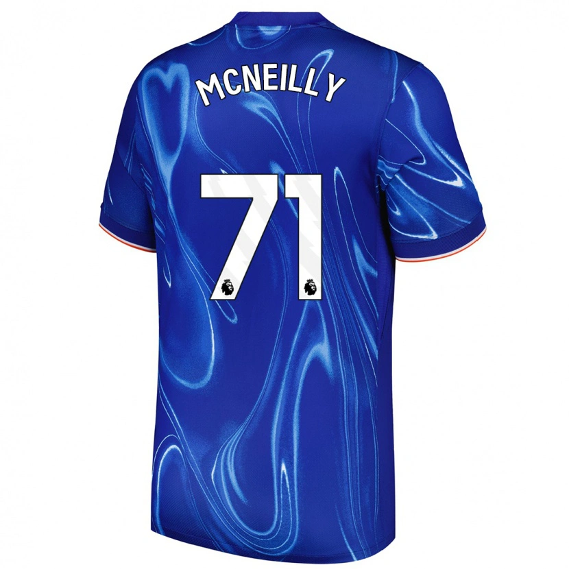 Danxen Dámské Donnell Mcneilly #71 Modrá Bílá Domů Hráčské Dresy 2024/25 Dres