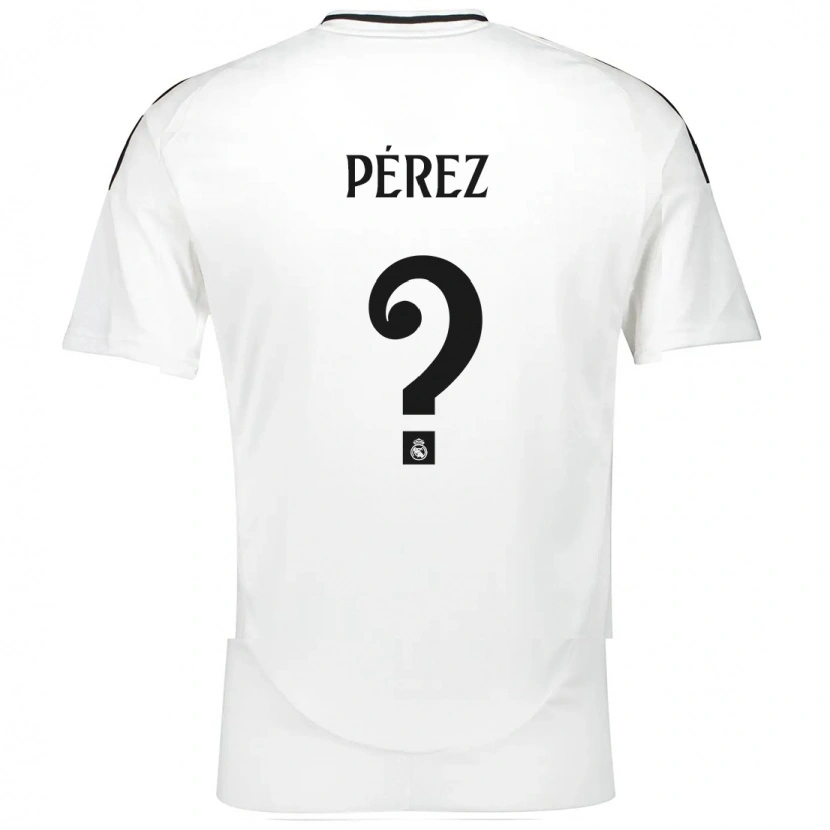 Danxen Dámské Adrián Pérez #0 Bílý Domů Hráčské Dresy 2024/25 Dres