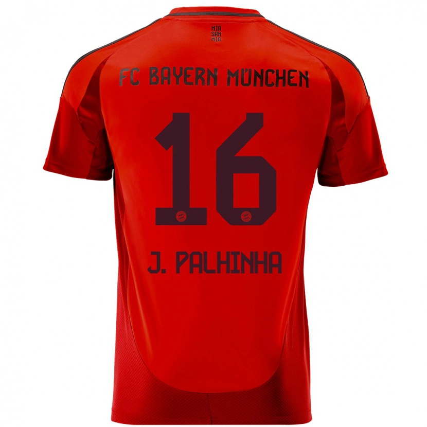 Danxen Dámské João Palhinha #16 Červený Domů Hráčské Dresy 2024/25 Dres