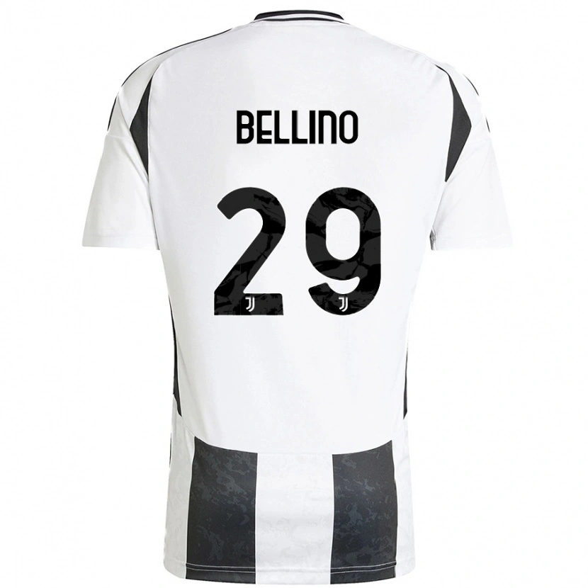 Danxen Dámské Filippo Bellino #29 Bílá Černá Domů Hráčské Dresy 2024/25 Dres