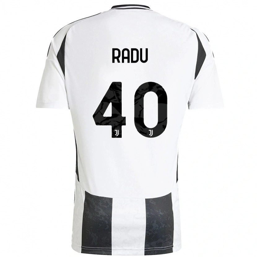 Danxen Dámské Riccardo Radu #40 Bílá Černá Domů Hráčské Dresy 2024/25 Dres