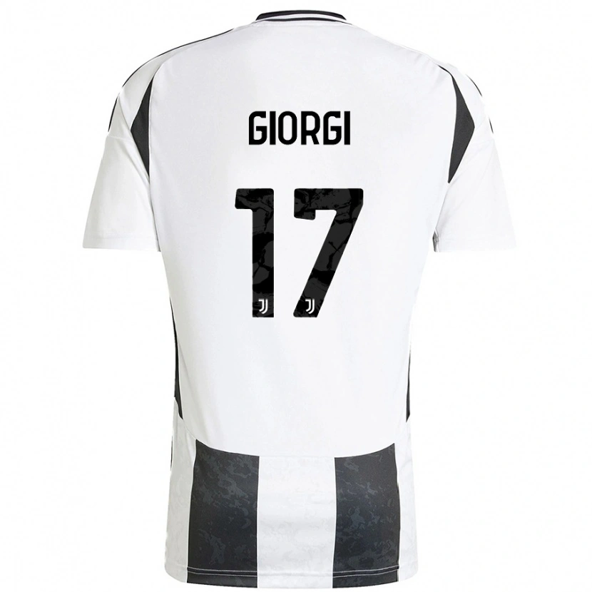 Danxen Dámské Lorenzo Giorgi #17 Bílá Černá Domů Hráčské Dresy 2024/25 Dres