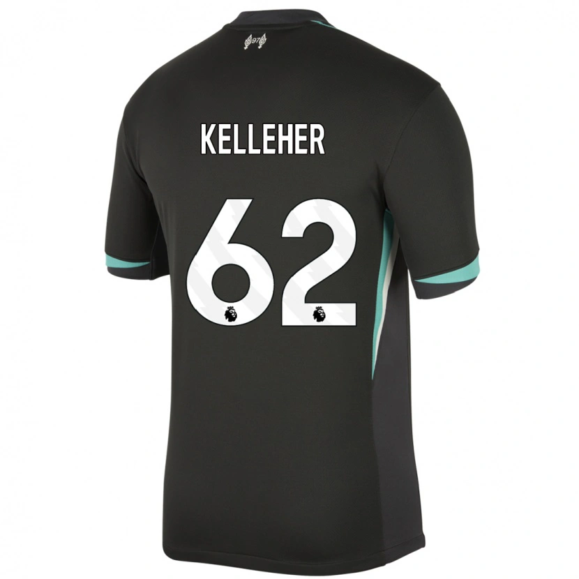 Danxen Dámské Caoimhín Kelleher #62 Černá Antracitově Bílá Daleko Hráčské Dresy 2024/25 Dres