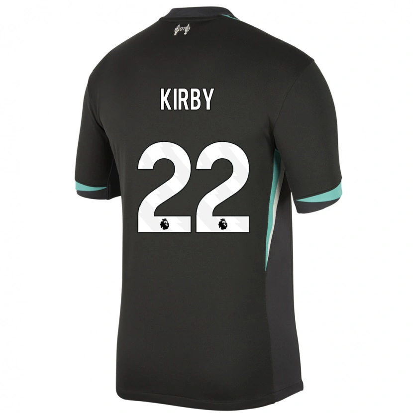 Danxen Dámské Faye Kirby #22 Černá Antracitově Bílá Daleko Hráčské Dresy 2024/25 Dres