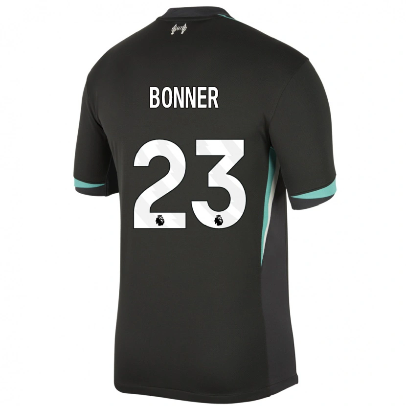 Danxen Dámské Gemma Bonner #23 Černá Antracitově Bílá Daleko Hráčské Dresy 2024/25 Dres