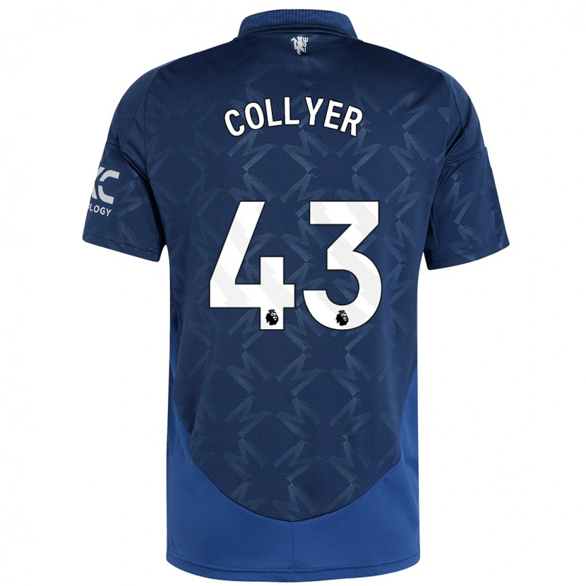 Danxen Dámské Toby Collyer #43 Indigo Daleko Hráčské Dresy 2024/25 Dres