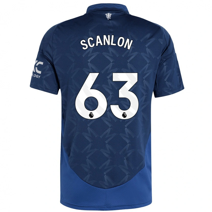 Danxen Dámské James Scanlon #63 Indigo Daleko Hráčské Dresy 2024/25 Dres