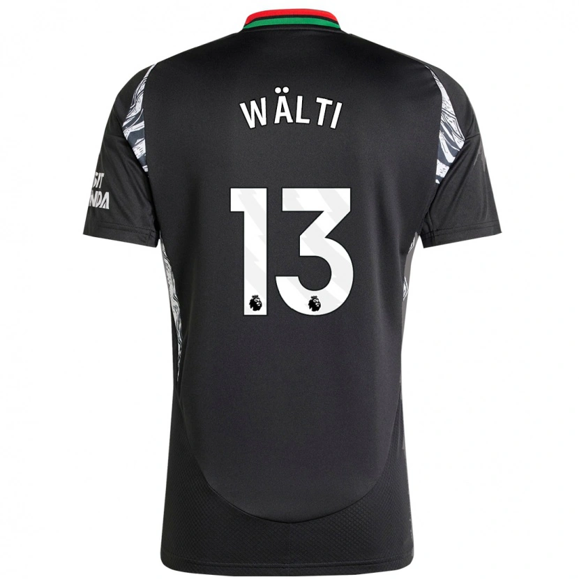 Danxen Dámské Lia Wälti #13 Černý Daleko Hráčské Dresy 2024/25 Dres