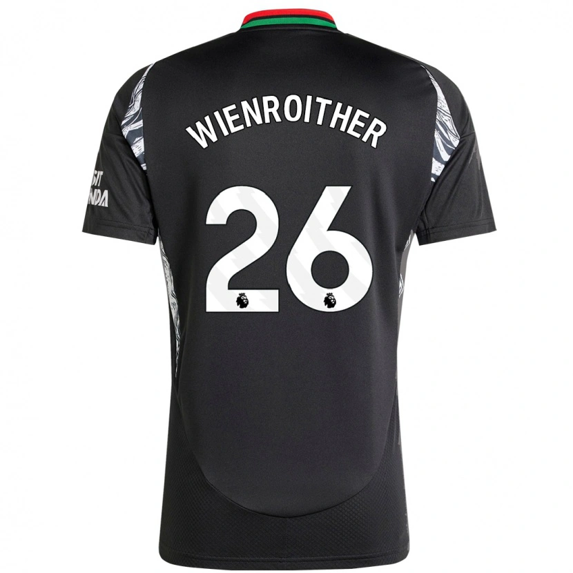 Danxen Dámské Laura Wienroither #26 Černý Daleko Hráčské Dresy 2024/25 Dres