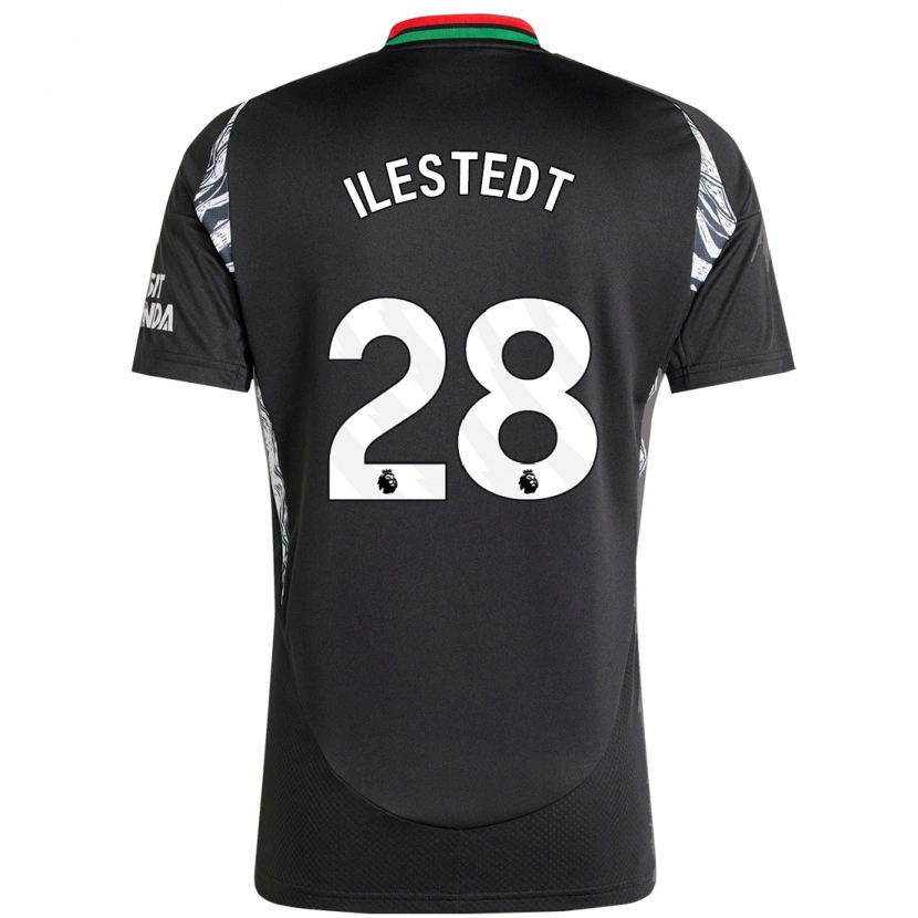 Danxen Dámské Amanda Ilestedt #28 Černý Daleko Hráčské Dresy 2024/25 Dres