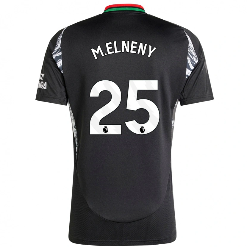 Danxen Dámské Mohamed Elneny #25 Černý Daleko Hráčské Dresy 2024/25 Dres