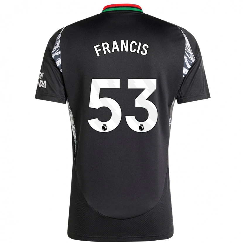 Danxen Dámské Jack Henry-Francis #53 Černý Daleko Hráčské Dresy 2024/25 Dres