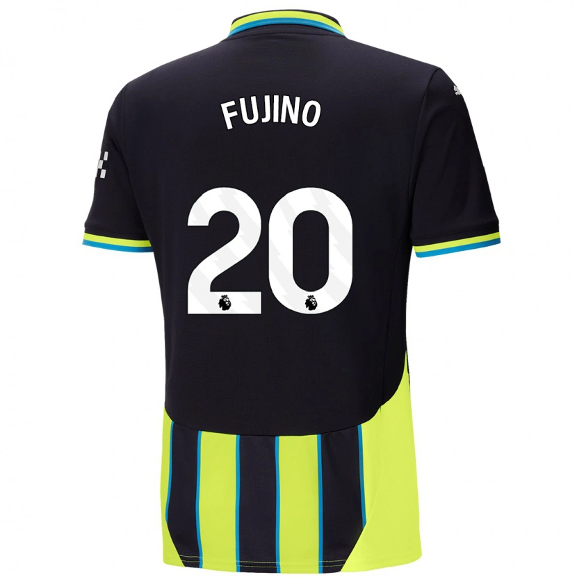 Danxen Dámské Aoba Fujino #20 Modrá Žlutá Daleko Hráčské Dresy 2024/25 Dres