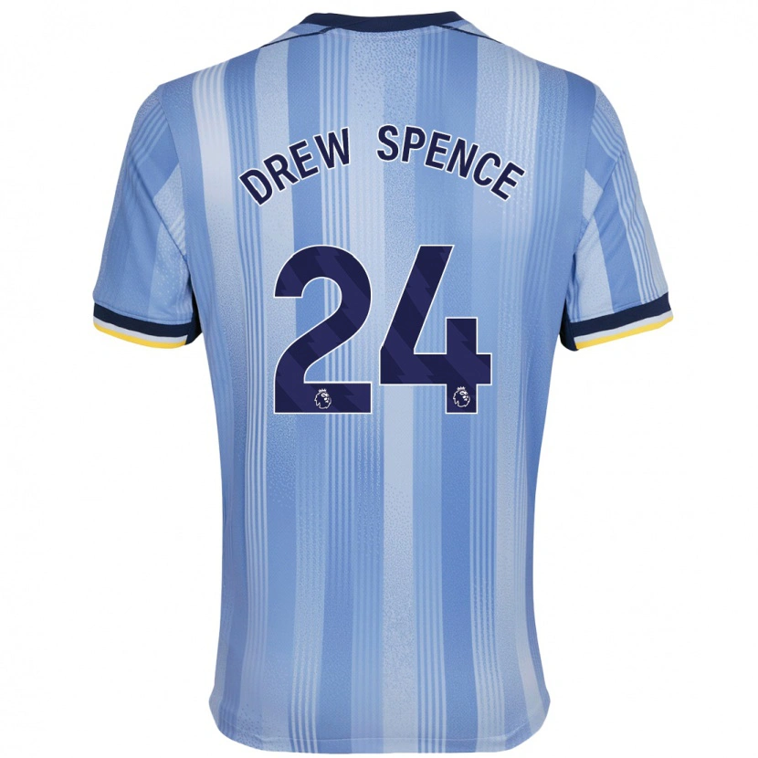 Danxen Dámské Drew Spence #24 Světle Modrá Daleko Hráčské Dresy 2024/25 Dres