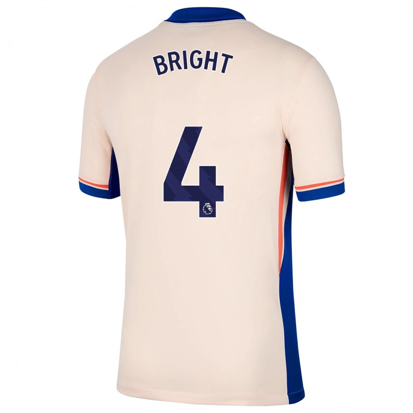 Danxen Dámské Millie Bright #4 Světle Béžová Daleko Hráčské Dresy 2024/25 Dres