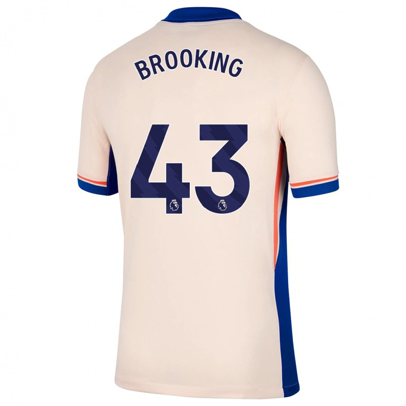 Danxen Dámské Josh Brooking #43 Světle Béžová Daleko Hráčské Dresy 2024/25 Dres