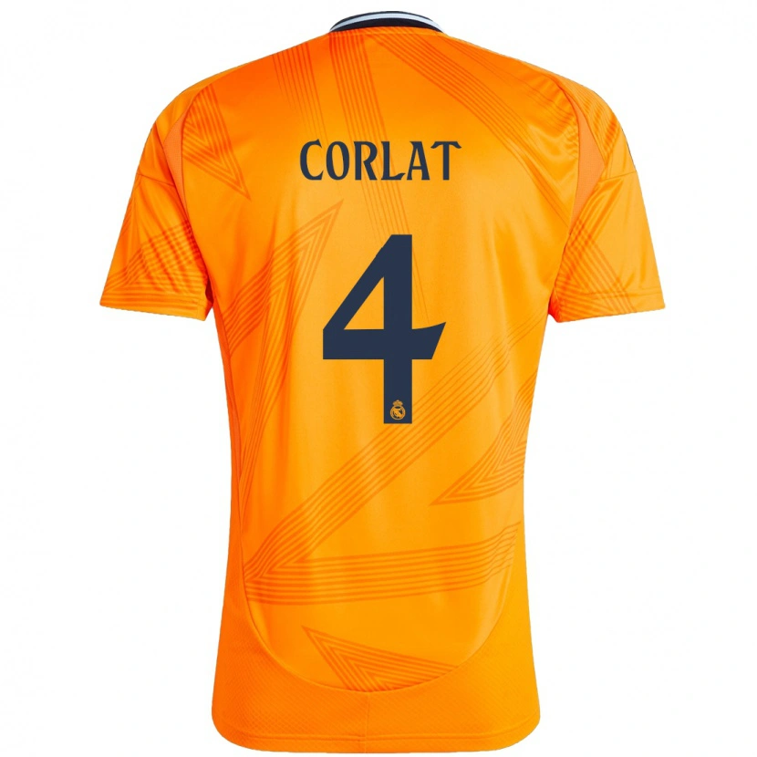 Danxen Dámské Edu Corlat #4 Pomerančový Daleko Hráčské Dresy 2024/25 Dres